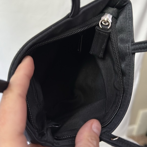 Guess Embroidered Black Handbag - Picture 6 of 10